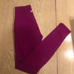 wunder under lululemon leggings sz 4 L high waist